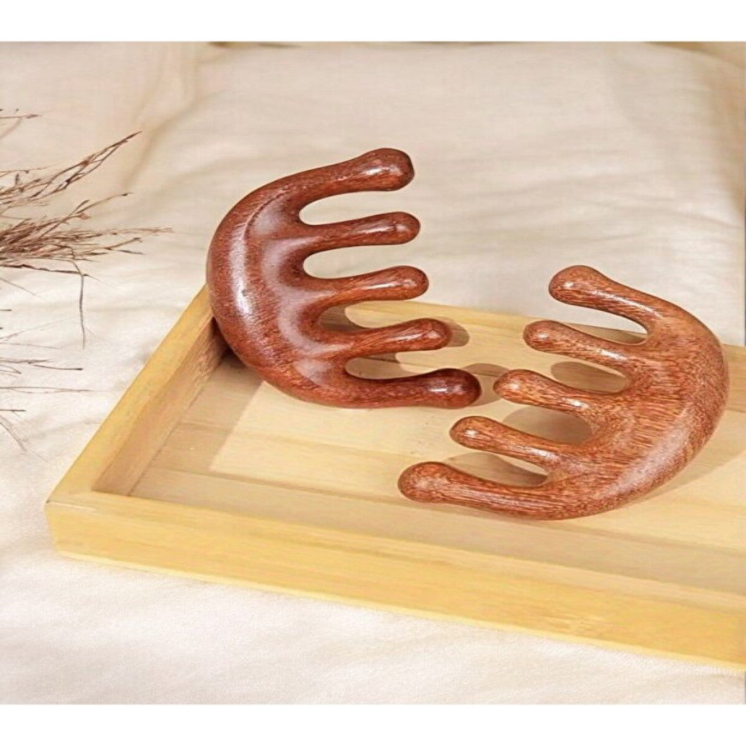 Akupunktur Masaj Aleti Ahşap Tarak