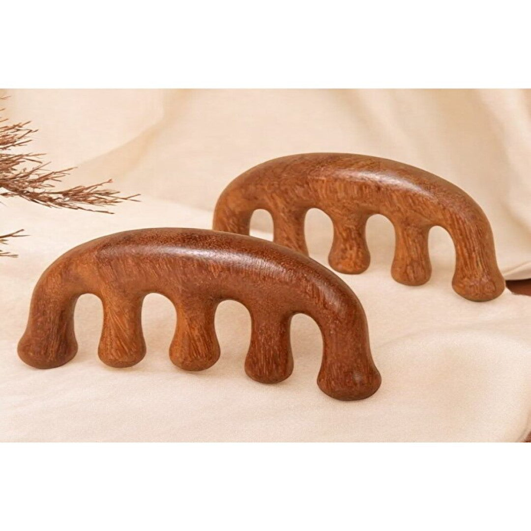 Akupunktur Masaj Aleti Ahşap Tarak