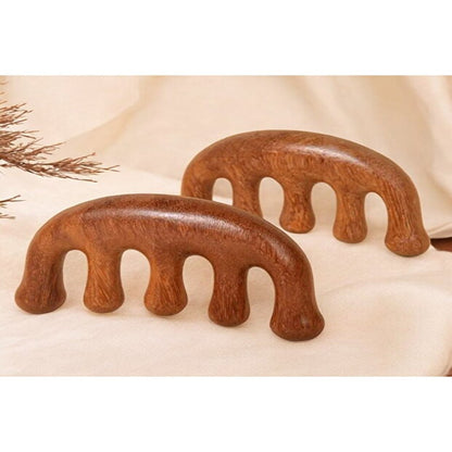 Akupunktur Masaj Aleti Ahşap Tarak