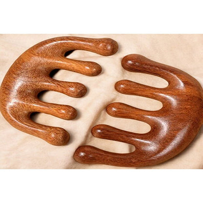 Akupunktur Masaj Aleti Ahşap Tarak